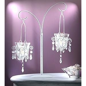 20 WEDDING MINI CHANDELIER CENTERPIECES FAVORS 17 TALL by 