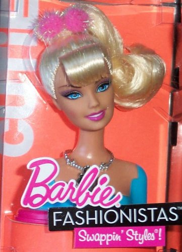 Fashion Dolls: Barbie Fashionista Swappin' Styles! Swap out head "Cutie"
