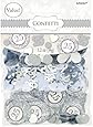 Amscan Elegant Decorative Confetti Anniversary Party Supplies, 1.2 oz, Silver/White