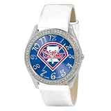 Game Time Womens MLB-GLI-PHI Glitz Classic Analog Philadelphia Phillies Watch
