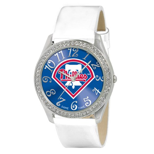 Game Time Women's MLB-GLI-PHI Glitz Classic Analog Philadelphia Phillies Watch