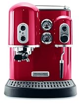 Factory Reconditioned KitchenAid RKPES100ER Pro Line Espresso Maker, Empire Red