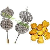 Two Metal Mold Form For Sweet Russian Mushroom Oreshki New