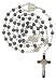 Benedictine Hematite Rosary - 5mm Hematite Beads - 28'' Necklace - 19'' in Length