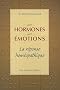 Nos hormones nos �motions... : La r�ponse hom�opathique