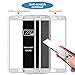 Galaxy S7 Edge Screen Protector，(Full Screen Coverage)Ultra Tempered Glass Anti-Scratch Shield Max Clarity Touch Accuracy Screen Protector by StarryBay (s7-edge-silver)