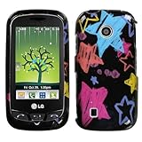 Color Chalk Star Black Protector Case for LG Cosmos Touch VN270