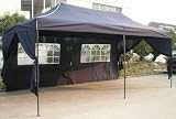 6x3 Heavy Duty Easy up Gazebo with side walls Navy Blue