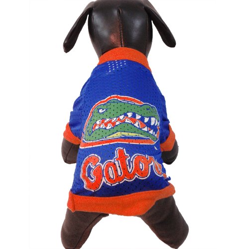 NCAA Florida Gators Athletic Mesh Dog Jersey (Team Color, Small)