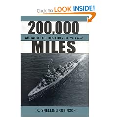 200, 000 Miles Aboard the Destroyer "Cotten"