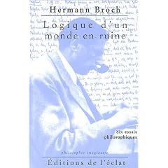 Logique d'un monde en ruine : Six essais philosophiques