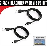 Original OEM Set of 2 Data Cables for your Blackberry Bold 9000 + DBROTH Cloth