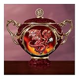 Good Fortune Chinese Red Dragon Collectible Music Box: Dragon Home Decor by Ardleigh Elliott