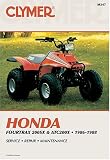 Honda Fourtrax 200Sx and Atc200X: 1986-1988 : Service, Repair, Maintenance (Clymer All-Terrain Vehicles) (Clymer All-Terrain Vehicles)
