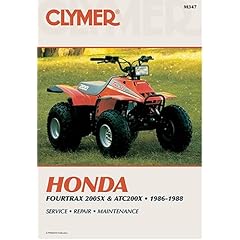 【クリックで詳細表示】Honda 4trax 200SX/ATC200X 86-88 (Clymer All-Terrain Vehicles)： Penton Staff： 洋書