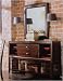 Kitchen & Housewares : American Drew Tribecca Sideboard/Credenza and Accent Mirror 912-040/850
