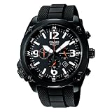 Casio - MTF-E002B-1AVEF - Collection - Montre Homme - Quartz Analogique - Chronographe - Bracelet en R�sine - Noirpar Casio