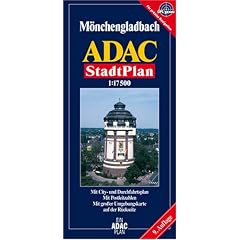 ADAC Stadtplan M�nchengladbach: Mit City- und Durchfahrtsplan. Mit Postleitzahlen. Mit gro�er Umgebungskarte