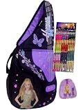 Hannah Montana Guitar Shape Lunch Bag + Pencils & Sharpener
