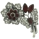 And Butterfly Flower Animal Pin Brooch