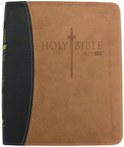 Kjver Sword Bible: Personal Size Black/Tan Duotone Indexed