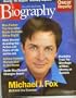 Biography Magazine March 2000 - Michael J Fox, Max Factor, Nick Warren, Athina Onassis, Andie MacDowell