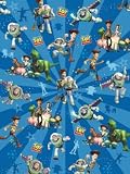 Toy Story Wrapping Paper with Gift Tags - Pack of 2