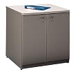 Taupe 2-Door Storage Cabinet Bush Advantage Series A By Bush Furniture