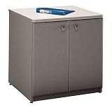 Taupe 2-Door Storage Cabinet Bush Advantage Series A By Bush Furniture