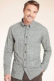 Blue Harbour Pure Cotton Long Sleeve Mini Checked Shirt
