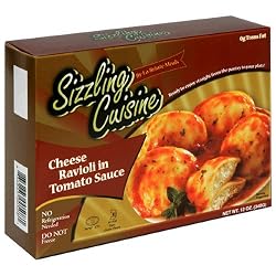 La Briute Sizzling Cuisine, Cheese Ravioli, 12-Ounce Meal (Pack of 6)