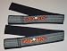 Mega Grip Double Flaming Skull Weight Lifting Wrist Straps