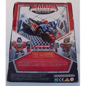 Transformers Universe Hasbro Titanium Series DieExclusive Die Cast Figure Optimus Prime: Toys &amp; Games