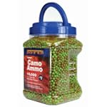 #7: Crosman Camo Ammo 6mm plastic airsoft BBs, 0.12g, 10000 rds, green and tan Crosman Camo