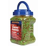 Crosman Camo Ammo 6mm plastic airsoft BBs, 0.12g, 10000 rds, green and tan