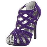 Naughty Monkey Womens Carumba Open-Toe Pump