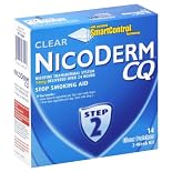NicoDerm CQ Stop Smoking Aid, Step 2, Clear Patches, 2-Week Kit 14 patches