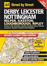 AA Street by Street Derby, Leicester, Nottingham