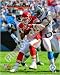 Tony Gonzalez breaks the NFL record for most career yards for a Tight End 2008 16 x 20 Licensed Photo - Poster -- Framing Options Available