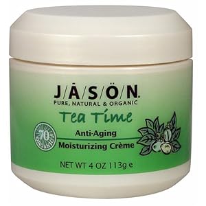 Jason Tea Time Anti-Aging Moisturizing Creme, 4-Ounce Jars (Pack of 2)