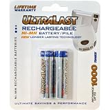 AGAIN AND AGAIN UL2AA Rechargeable AA NiMH Batteries