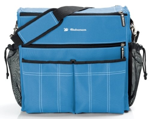Imagen 2 de Bebemon BB024 - Bolso para pañales y cambiador Urban XL blue sky