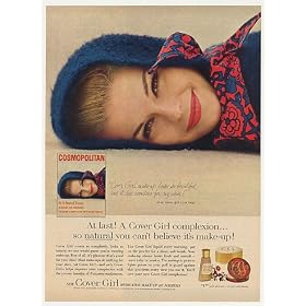1963 Cover Girl Make-Up Lois Heyl Photo Print Ad