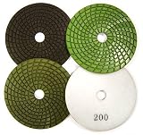  : 4" DX Diamond Polishing Pads Set 50-3000 Grit