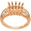 14K Rose Gold Mother's Ring - 5 Gemstone -- YOU CHOOSE THE COLORS!
