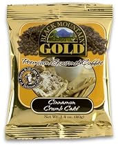 Black Mountian Gold Premium Gourmet Coffee Cinnamon Crumb Cake 1.4-Ounce Ground Convenience Pack, 1.4-Ounce Bags (Pack of 30)