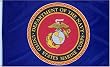 Marine Navy Combined MILITARY Flag - 3 foot by 5 foot Polyester (NEW)
