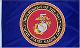 Marine Navy Combined MILITARY Flag   3 foot by 5 foot Polyester