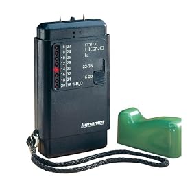 Lignomat MINI-LIGNO E 6 to 36-percent Pin LED Wood Moisture Meter