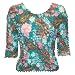 Three Quarter Georgette Popcorn Shirt